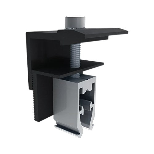 "Quick Mount Universal End Clamp 30-45mm Black - QMR-UEC3045-B-20 60 units
