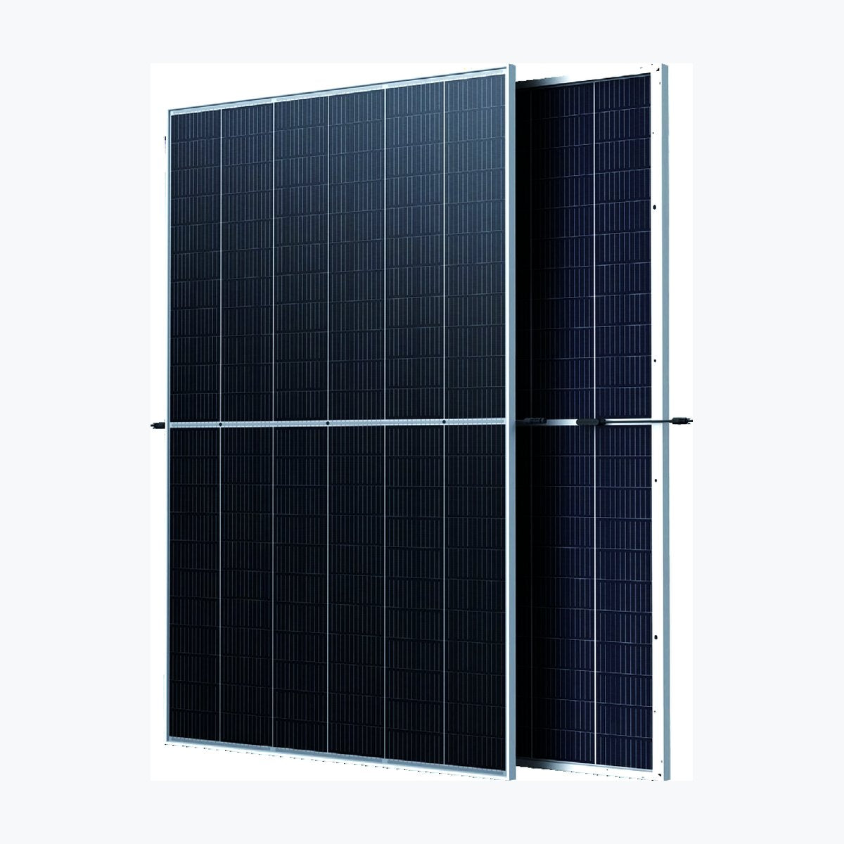 Hanersun HN21-66HT 690W solar panel — official front/rear module render