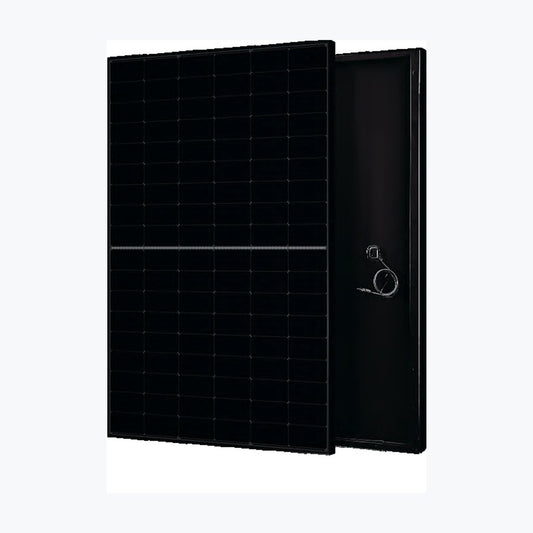 Hanersun HN18N-54HB 420W solar panel — official front/rear module render