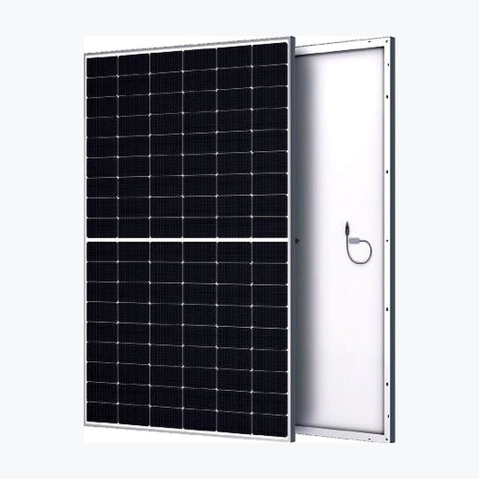 Hanersun HN18N-54H 440W solar panel — official front/rear module render