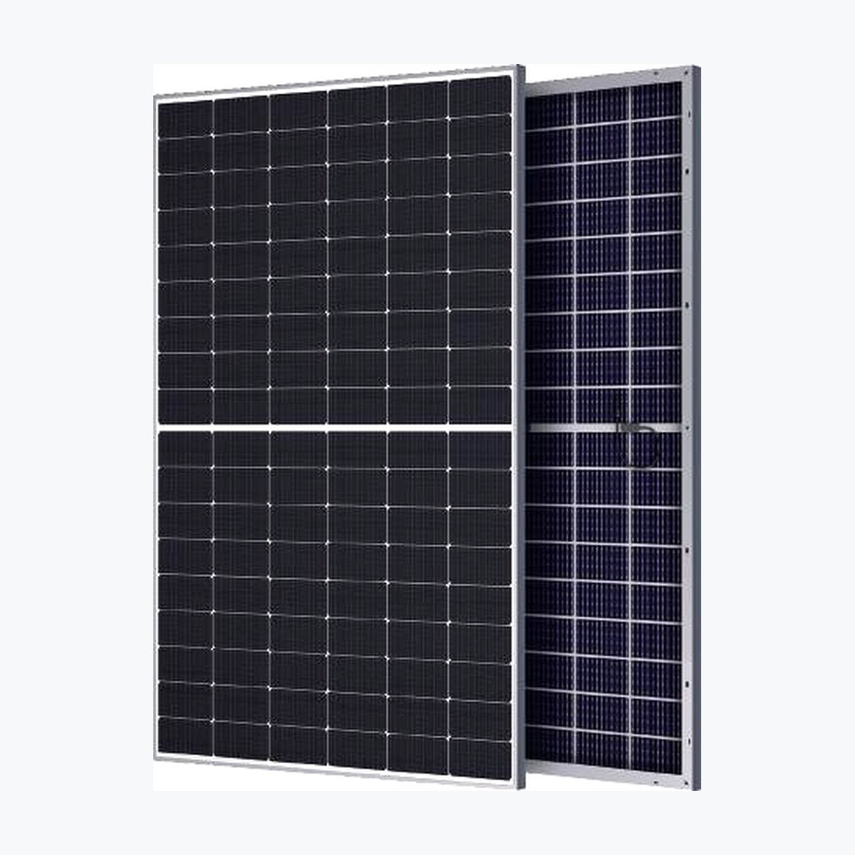 Hanersun HN18N-54HT 425W solar panel — official front/rear module render