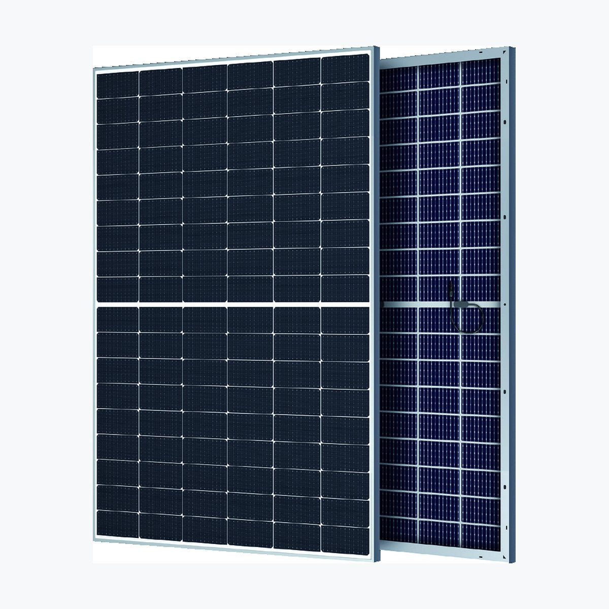 Hanersun HN18-54HT 425W solar panel — official front/rear module render