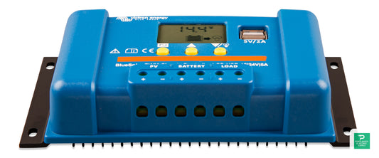 Victron BlueSolar PWM-LCD&USB 12/24V-5A Charge Controller - SCC010005050 — PES Supply