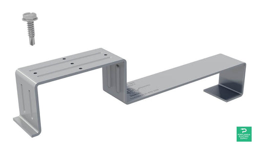 IronRidge Classic Conduit Composition Mount QMCC-A-12, 9" x 12", Mill — PES Supply