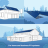 DE Solar 585W Solar Panel 144 Cell TOPCon Bifacial DE585-144BG-182S/NWW Wholesale 36 panels per pallet