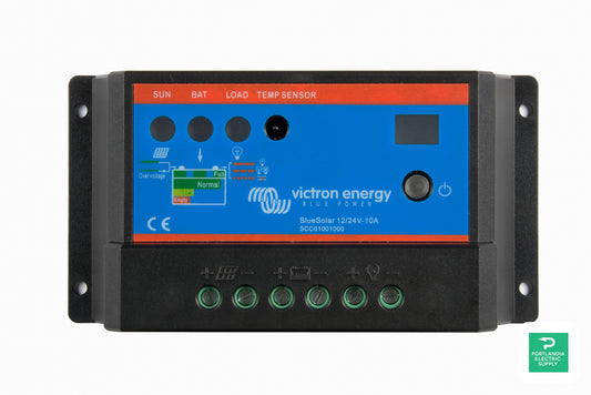 Victron BlueSolar PWM-Light 12/24V-10A Charge Controller - SCC010010000 — PES Supply