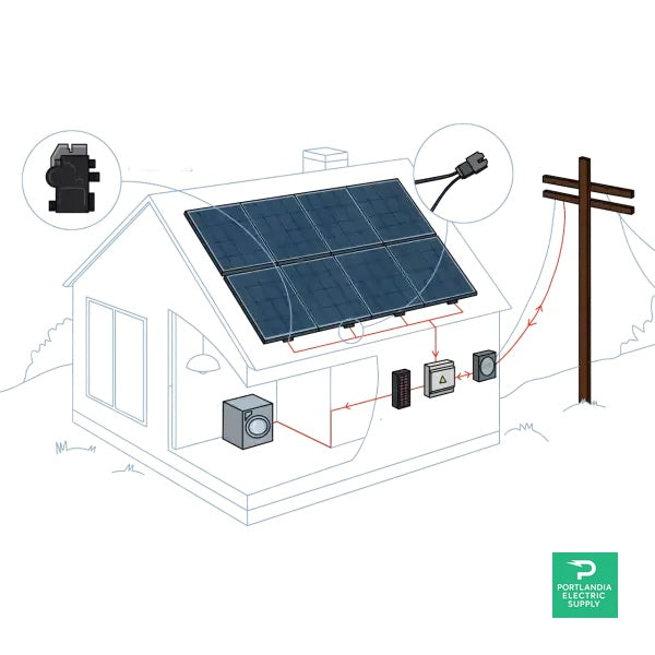 PES Solar Energy Kits - Grid-Tie - 15 kW | Portlandia Electric Supply