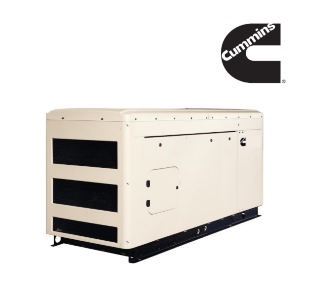 Cummins C80D6C - 80kW Quiet Connect Series 120/240V 1 Phase Liquid Cooled Standby Generator - A063P967