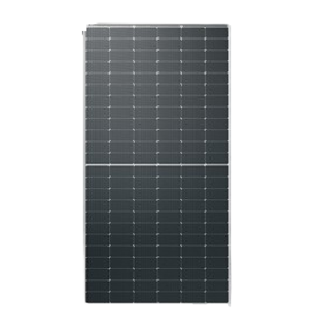 Solar panel on a white background