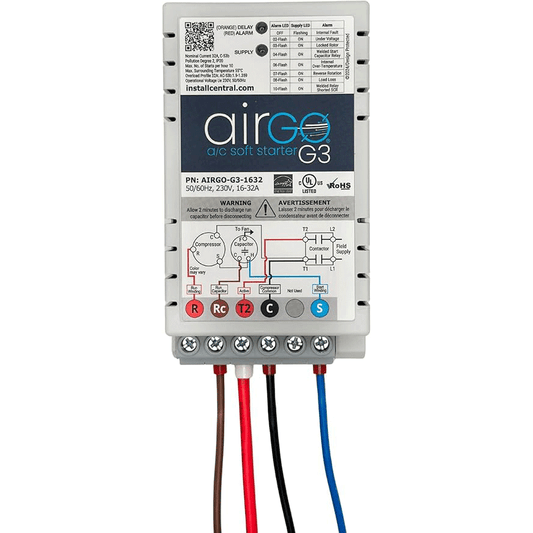 AIRGO G3 16–32A Soft Start Controller for HVAC Systems, Up to 7 Ton