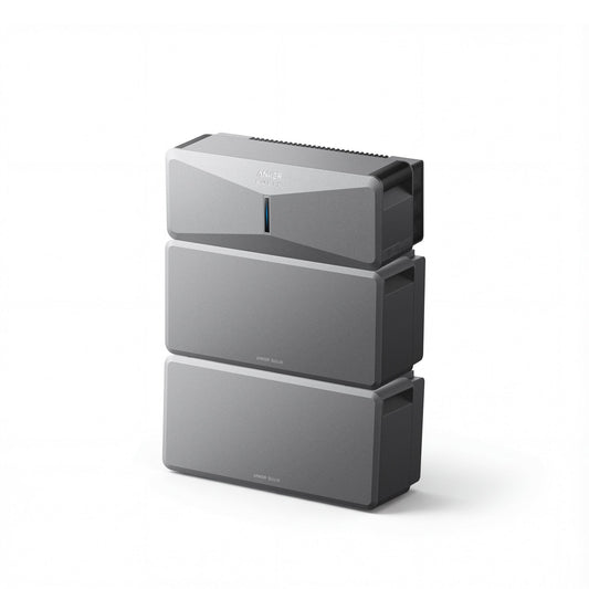 Anker SOLIX B17E1144 E10 Whole Home Backup System | 12 kWh LiFePO4 Battery | 10-30kW Turbo Output | Smart Grid & Storm-Guard
