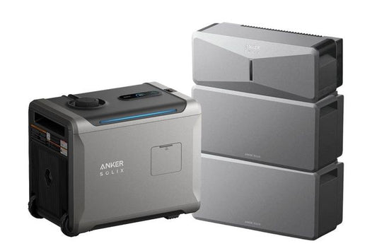 Anker SOLIX B17E114C E10 Infinite Backup Kit | 12kWh LiFePO4 Battery | 5X Backup Time | Smart Control & Outdoor-Ready