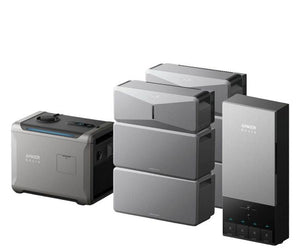 Anker SOLIX B17E114E 2-Set E10 Automatic Infinite Backup Kit | 24kWh LiFePO4 Battery | 10-30kW Turbo Output | 5X Backup Time | Smart Grid & Storm-Guard