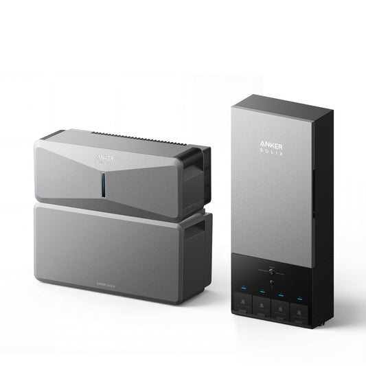 Anker SOLIX G17E1144 E10 Automatic Backup Kit | 6kWh LiFePO4 Battery | 10-30kW Turbo Output | Smart Grid & Storm-Guard