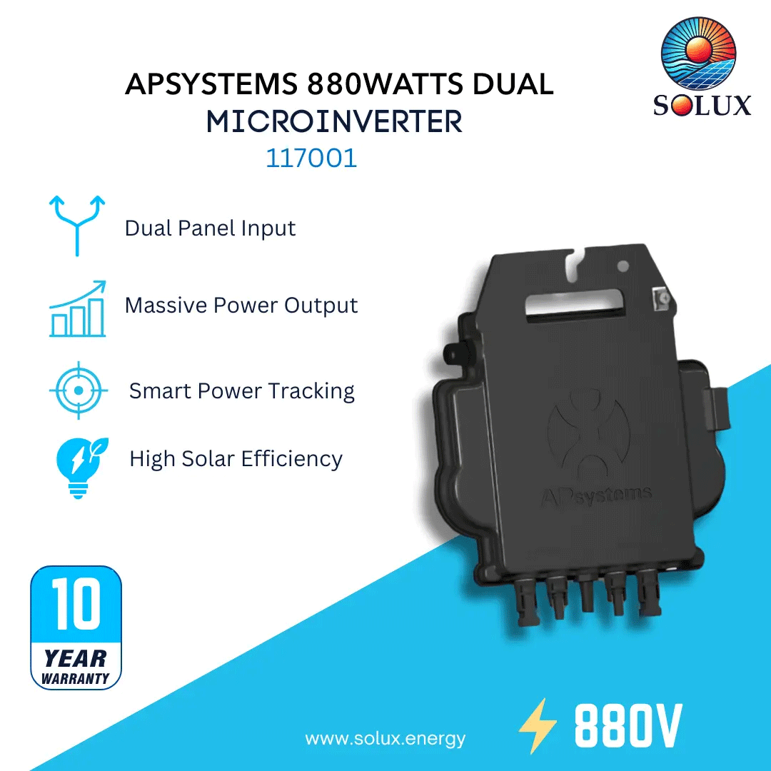 APSystems DS3 Single-Phase 880W 220V AC Microinverter – DS3-NA-880VA