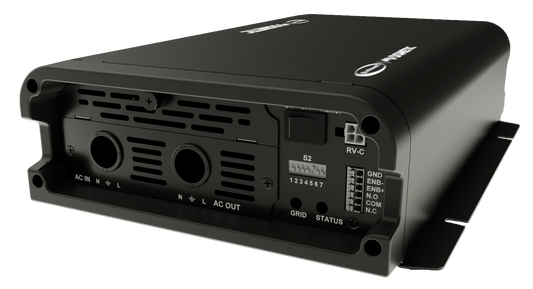 Go Power! 3000W Pure Sine Wave Inverter with Transfer Switch 12V
