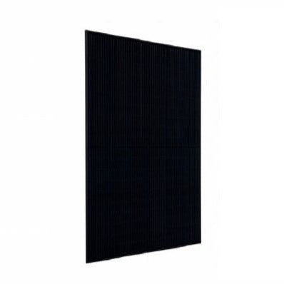 Black rectangular panel on a white background