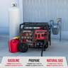 DuroStar DS13000MXT - 13000W Tri-Fuel Portable Generator