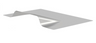 Quick Mount Tile Hook Deck Flashing, Mill