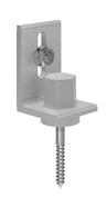 SunModo EZ Metal Roof Mount 4" Tall EZ L-Foot Black EZM-TALL-B — side angle