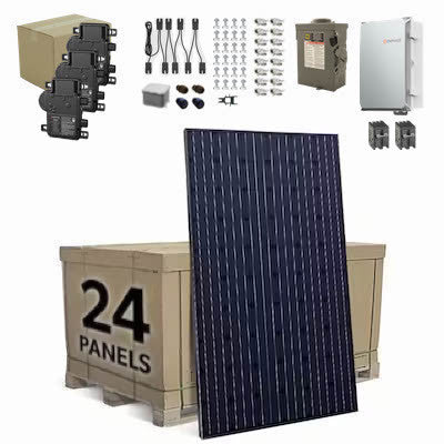 Grid Tie Enphase System: Q.Cell 24 Panel 9.72 kW