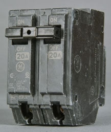 GEDA THQL2120 2P20A 120/240 PLG-IN CB — side angle