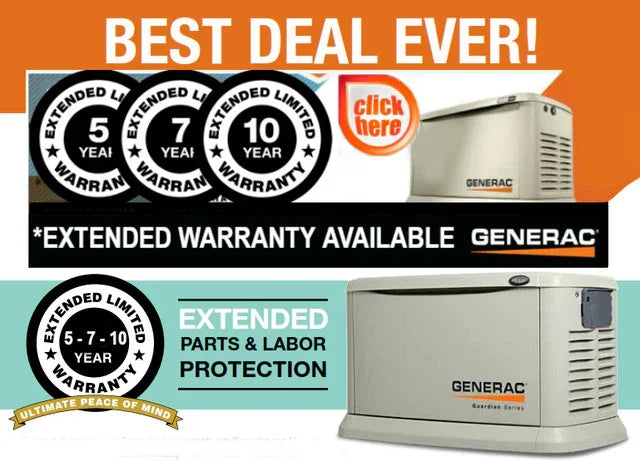 Generac 7 Year Liquid Cooled Extended Limited Warranty Extension - 22kW to 60KW