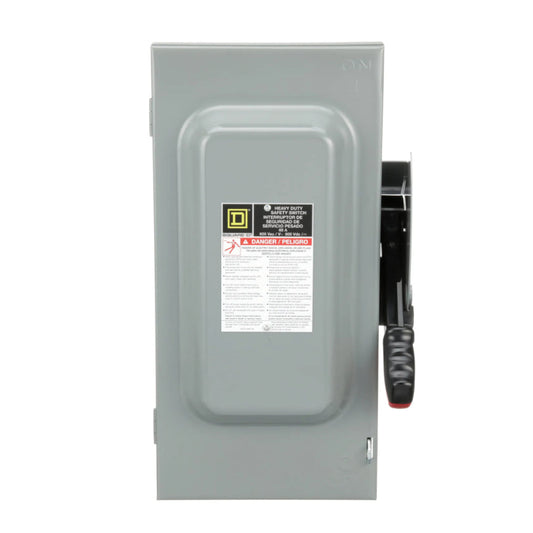 Square D Switch Not Fusible HD 600V 60A 3P NEMA3R HU362RB