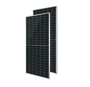 Hyundai HiS-T640NJ 640W Clear on White 156 Half-Cell Bifacial N-Type Solar Panel