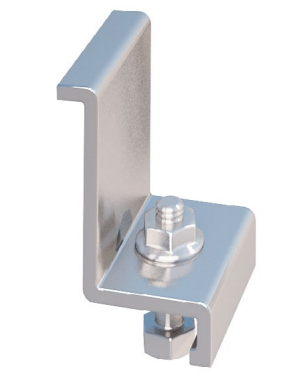 IronRidge End Clamp Silver "G" 1.97"