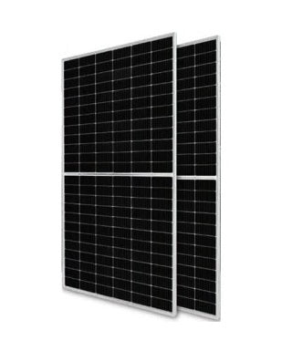 Solar panel on a white background