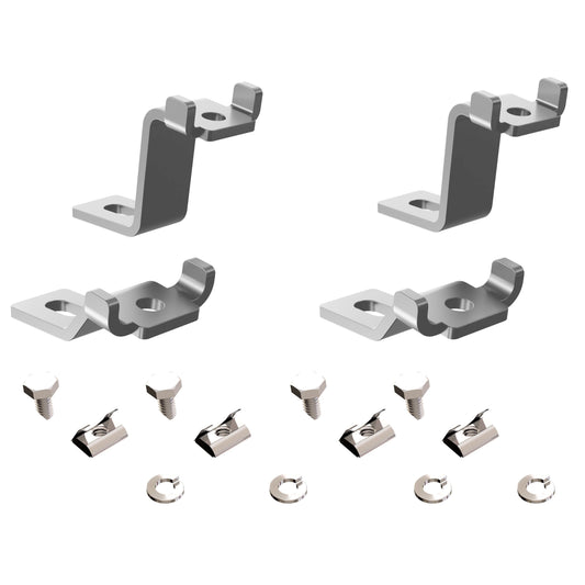 Zamp Solar Silver Mounting Feet for Curved Roofs (AirStream)