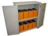 Four Star Solar Add-on 48 VDC 9,600 Wh with MNBE-D enclosure (8) Battery Bank — side angle