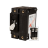 MidNite Solar MNEDC30-300 30A 300VDC Non-Polarized Panel Mount Circuit Breaker — back view