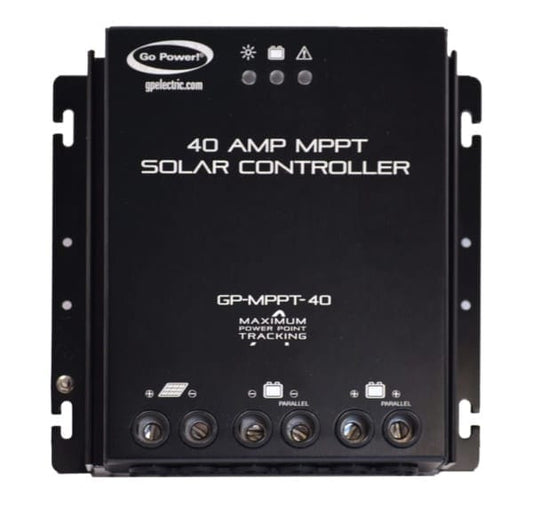 Go Power! 40 AMP MPPT SOLAR CONTROLLER WITH REMOTE