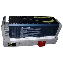 Midnite Solar MNE250DR/TR-L Gray Steel Power Panel for Xantrex DR/TR series 250 amp — side angle