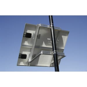 Side of Pole Mount for 4x Type B Solar Module 20-26" x 39-53"