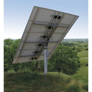 Top-of-Pole Mount for 1 Large Modules 360W to 460W (39-48" x 65-81") | Solar Rackworks