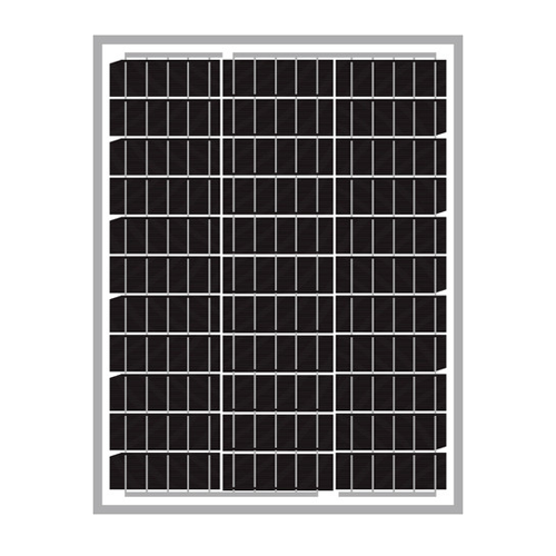 Newpowa 20W Monocrystalline 33 Cell Solar Panel NPA20S-12I