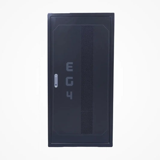 EG4 6 Slot Enclosed Battery Rack front view