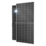 Philadelphia Solar 144 Half Cells Black/Silver 580w Solar Panel - PS-MNB144-(HCBF)-580W