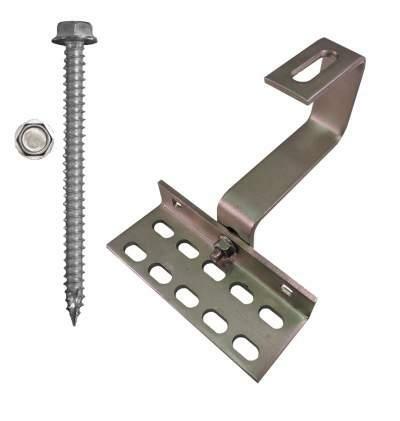 QuickBolt 17601  All Tile Roof Hook, Bottom Mount Rails