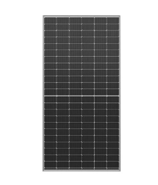 Solar panel on a white background