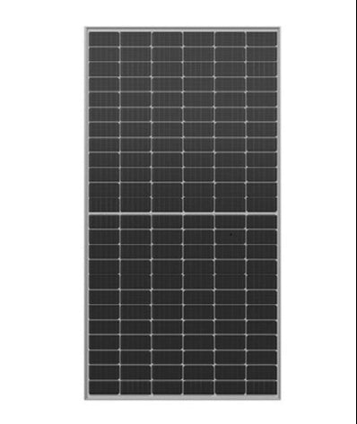 Solar panel on a white background