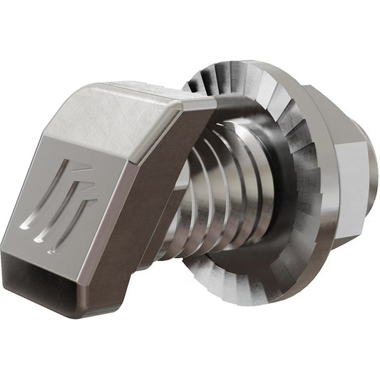 Pegasus Solar SS Dovetail T-Bolt and SS Serrated Flange Nut (1 pc) PSR-DTN