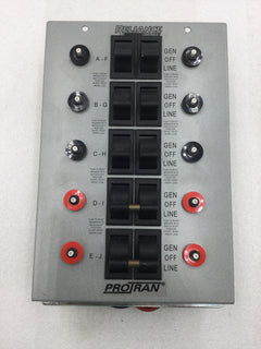 Reliance Controls 51410C 10-Circuit 50A Pro/Tran Transfer Switch - Indoor