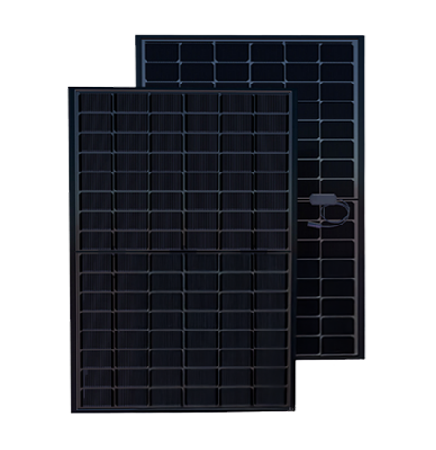 Two black plastic trays with grid patterns on a white background