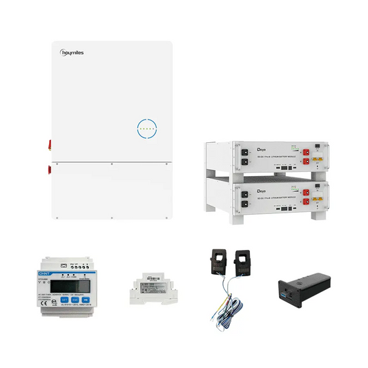 Hoymiles 11.5kW Hybrid Inverter +  Deye 10.2kWh SE-G5.1 Pro-B LifePO4 Lithium Battery —  Bundle - Hoymiles Solar Bundles