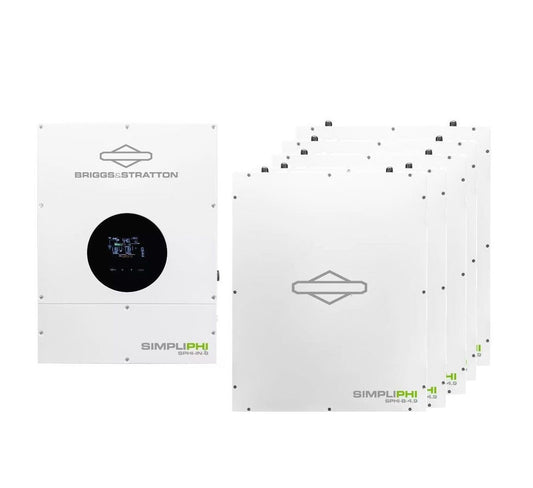 Simpliphi SPHI-ESS-25-12 Energy Storage System: 5 Batteries, 24.9 kWh, AC or DC