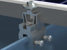 SunModo Standing Seam Clamp 13mm Rail-less or Rail Compatible Silver SS-13-S
